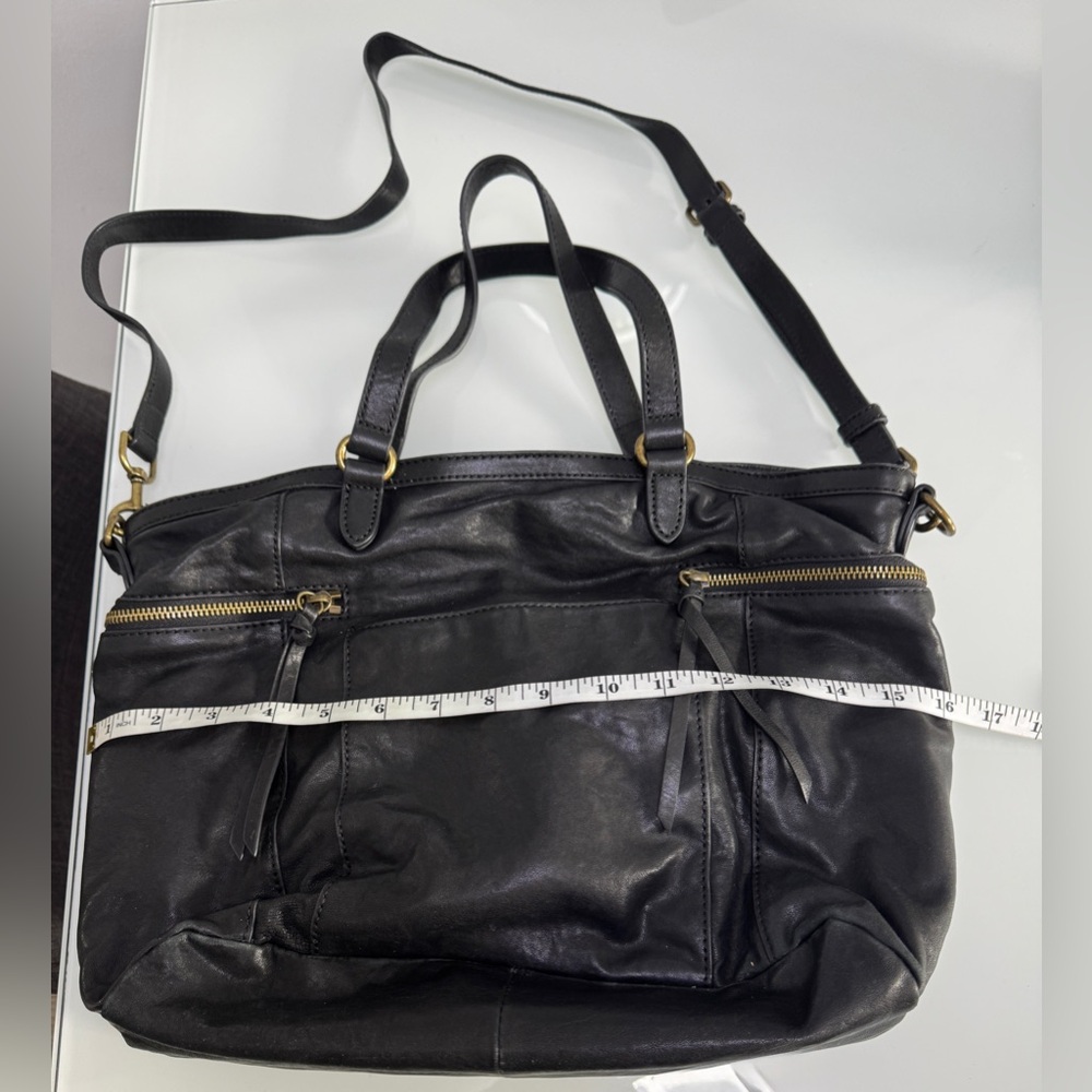 Lucky Brand Leather Tote Bag- fantastic condition!